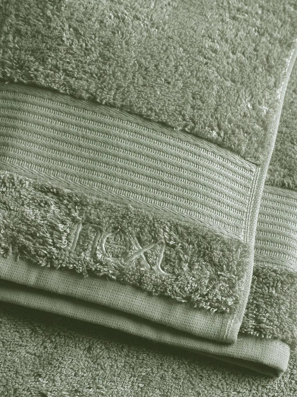 Sale Next Green Sage Mid Egyptian Cotton Towel