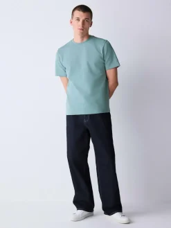 Next Green Sage Regular Fit Smart Soft Touch Heavyweight T-Shirt^ Tops & T-Shirts