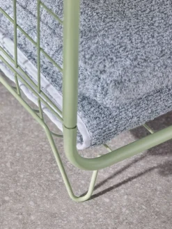 Clearance Next Wire Storage 2 Tier Tall Caddy Green Sage