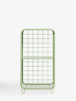 Clearance Next Wire Storage 2 Tier Tall Caddy Green Sage