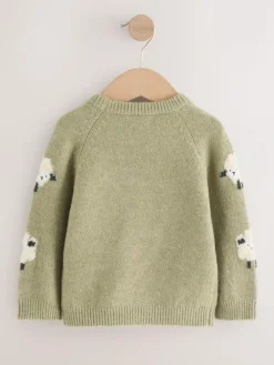 Next Knitted Crew Neck Jumper (3mths-7yrs)^BOY Knitwear|Knitwear