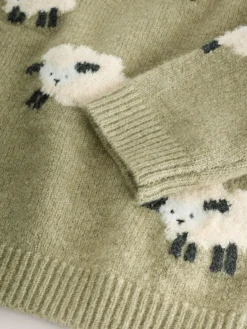 Next Knitted Crew Neck Jumper (3mths-7yrs)^BOY Knitwear|Knitwear