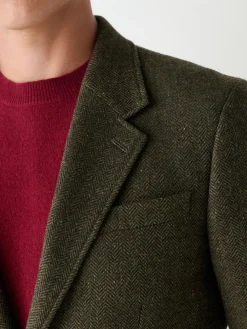 Next Slim Fit Herringbone Wool Blend Suit Jacket^ Blazers & Formal Jackets