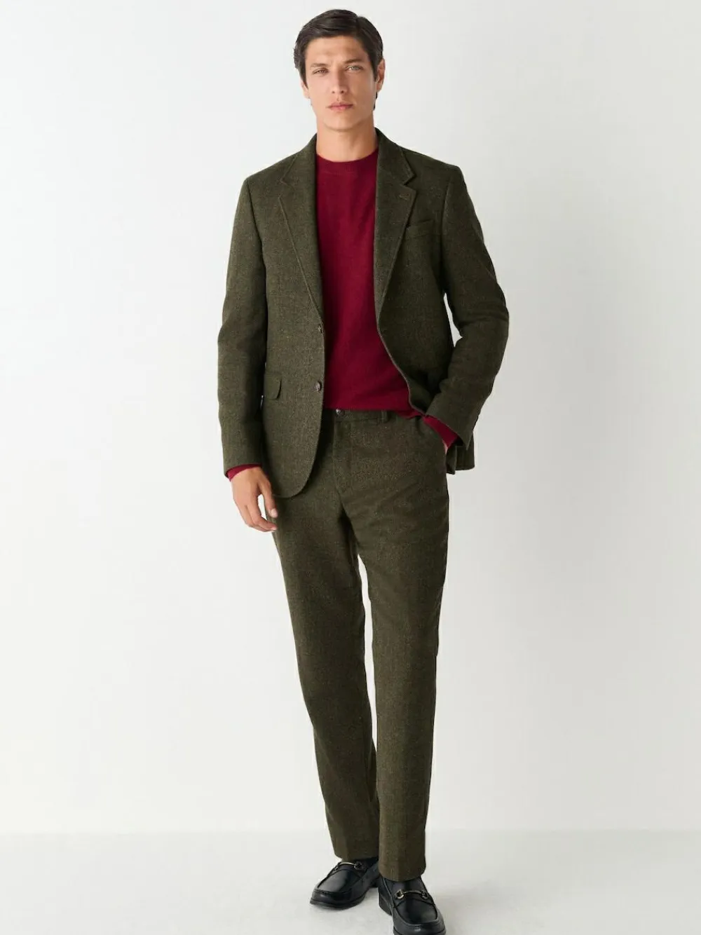 Next Slim Fit Herringbone Wool Blend Suit Jacket^ Blazers & Formal Jackets