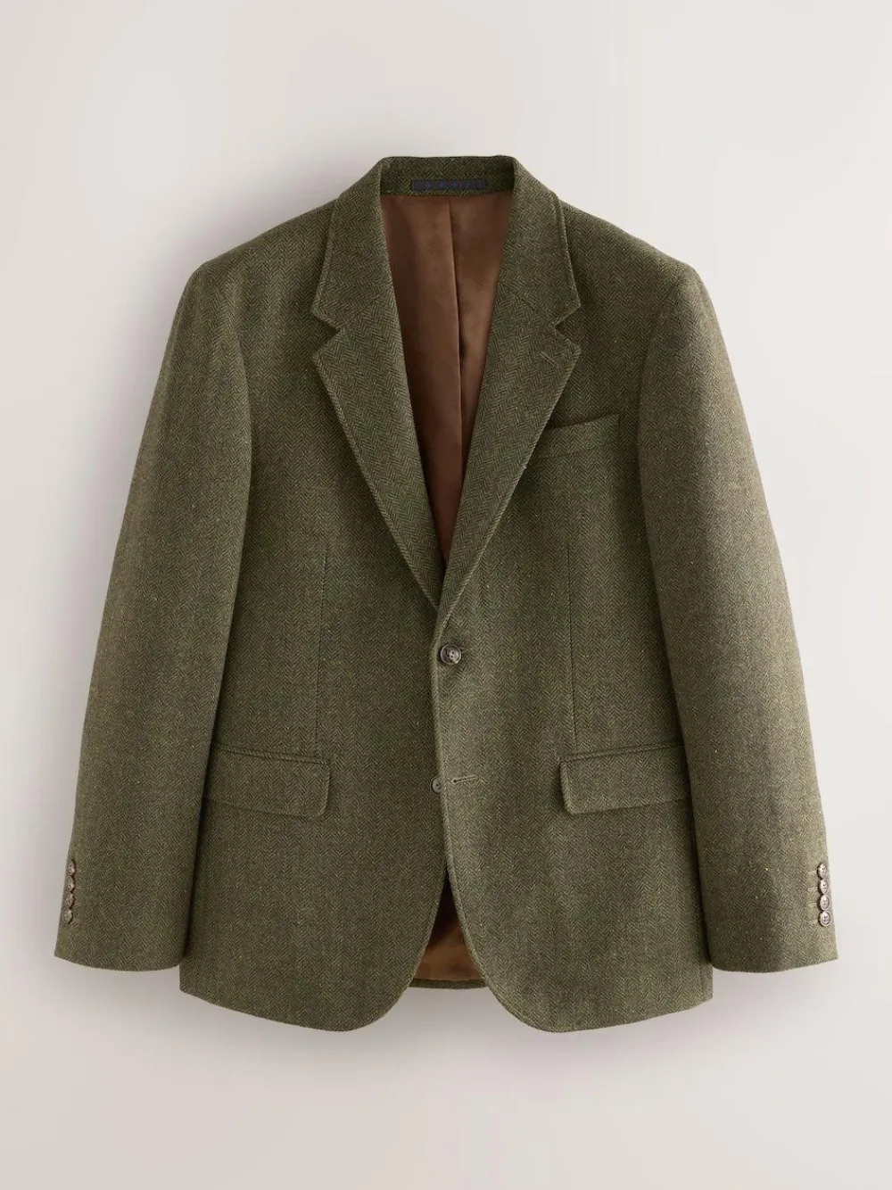 Next Slim Fit Herringbone Wool Blend Suit Jacket^ Blazers & Formal Jackets