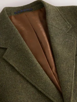 Next Slim Fit Herringbone Wool Blend Suit Jacket^ Blazers & Formal Jackets