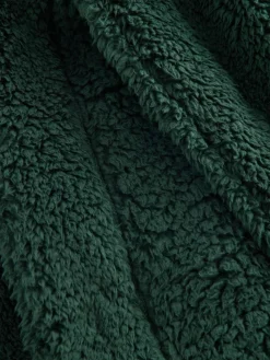 Sale Next Green Snoopy Borg Dressing Gown