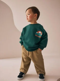 Next Sweatshirt and Utility Joggers Set (3mths-7yrs)^BOY Cosy Club|Sweatshirts & Hoodies