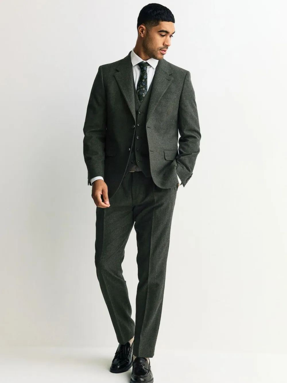 Next Tailored Fit Merino Wool Blend Suit Jacket^ Occasionwear|Blazers & Formal Jackets