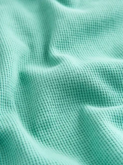 New Next Textured Short Sleeve T-Shirt and Shorts Set (3-16yrs) Green