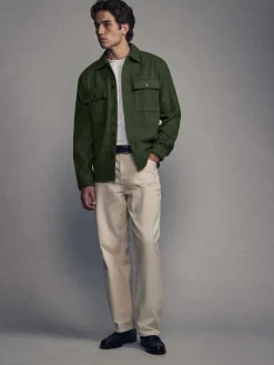 Next Twin Pocket Shacket Overshirt with Wool^ Blazers & Formal Jackets