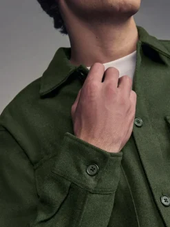 Next Twin Pocket Shacket Overshirt with Wool^ Blazers & Formal Jackets