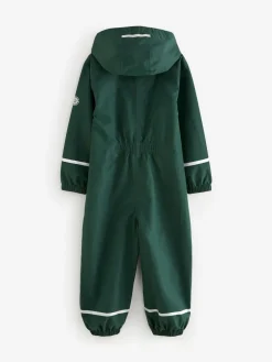 Hot Next Zip Hooded Waterproof Puddlesuit (12mths-10yrs) Green