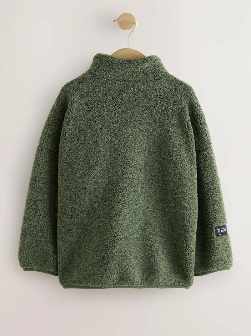 Best Next Zip Through Fleece (3-16yrs) Green