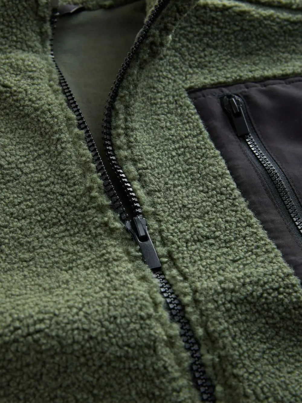 Best Next Zip Through Fleece (3-16yrs) Green