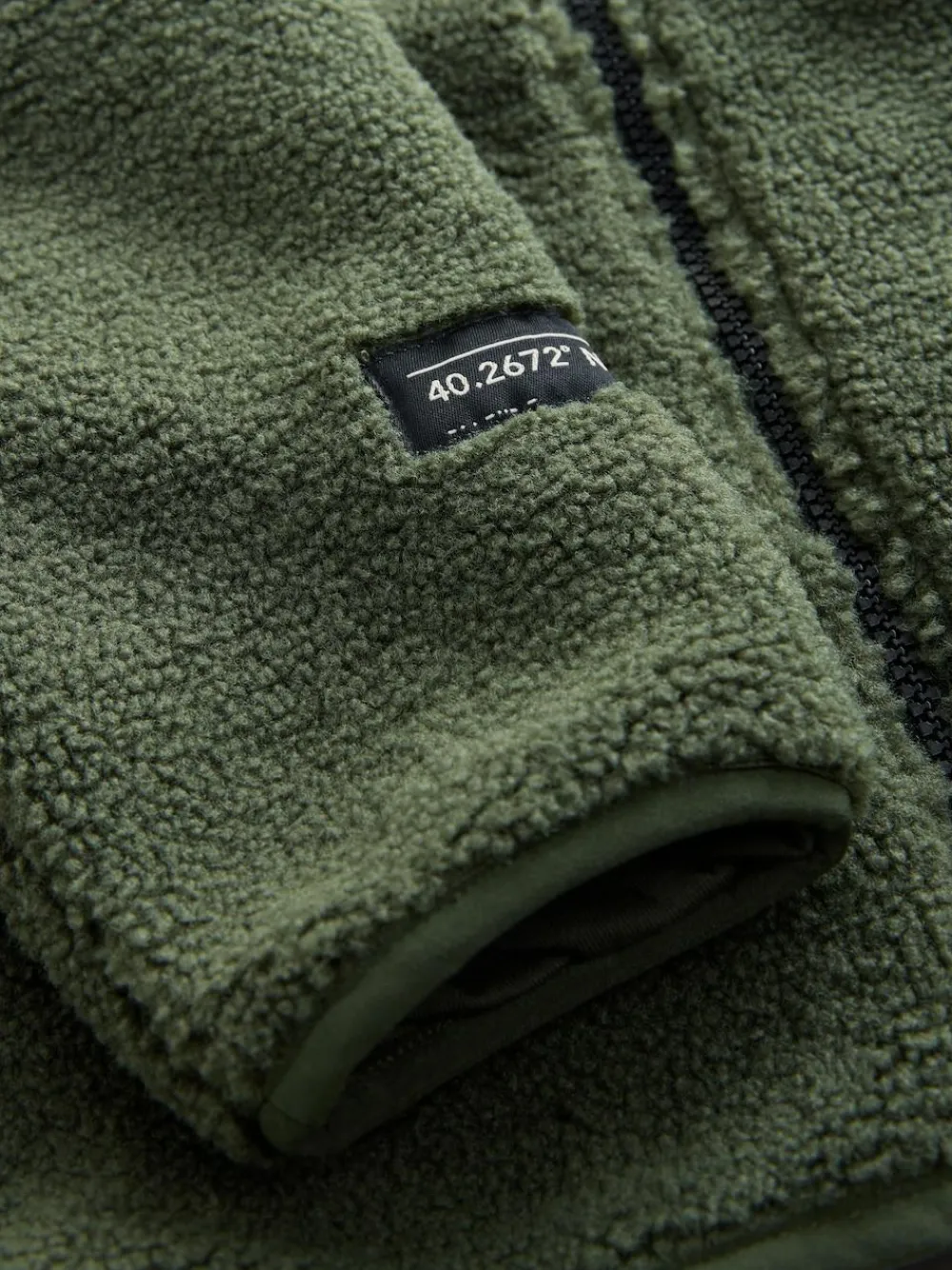 Best Next Zip Through Fleece (3-16yrs) Green