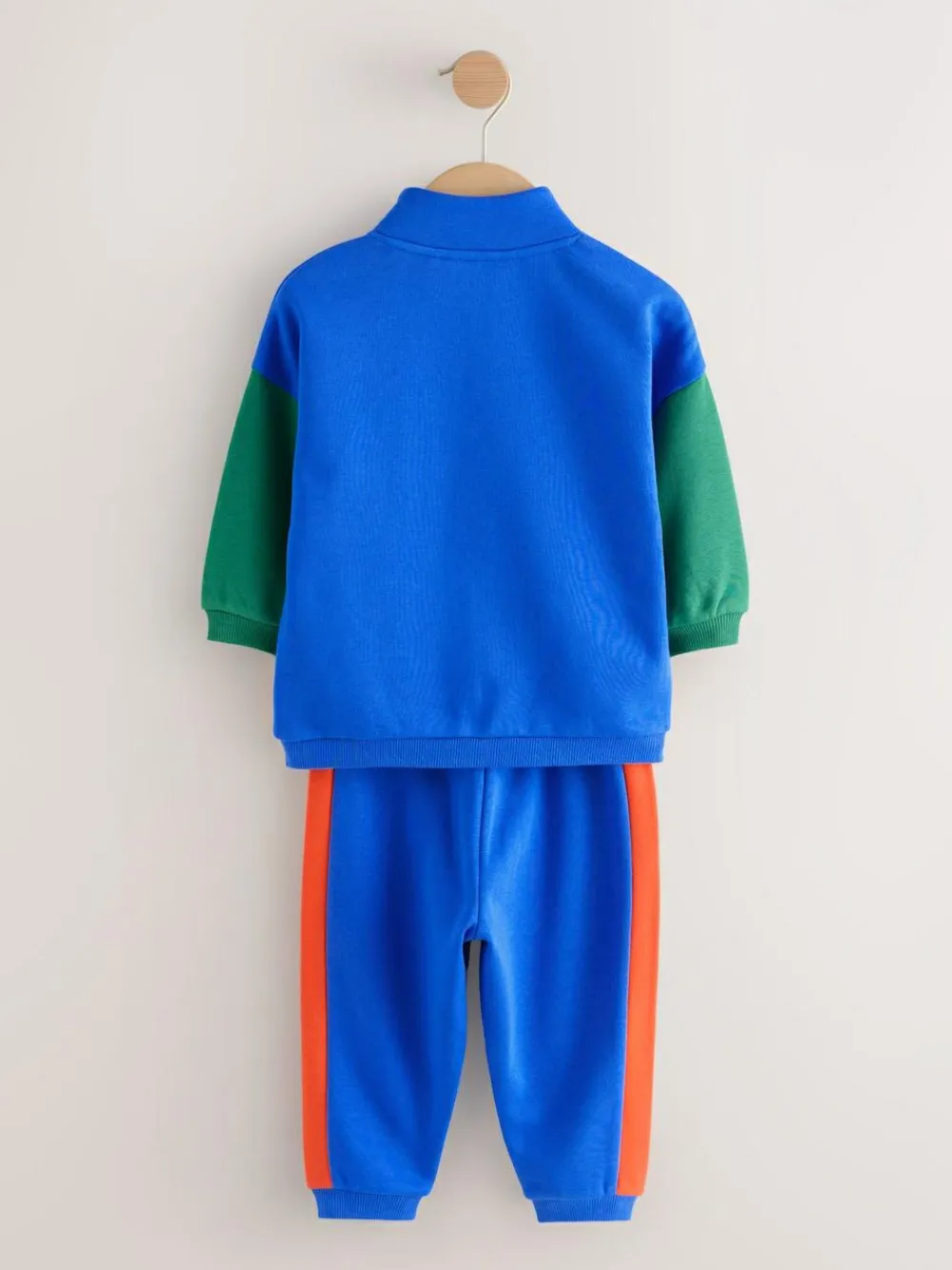 Next Funnel Neck Zip Sweat and Joggers Set (3mths-7yrs)^BOY Newborn Clothing|Sweatshirts & Hoodies