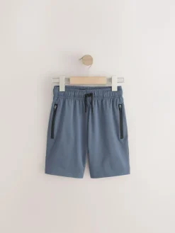 Hot Next Light Weight Sports Shorts 2 Pack (3-17yrs) Green/Blue