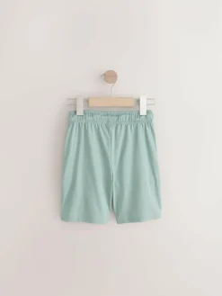 Hot Next Light Weight Sports Shorts 2 Pack (3-17yrs) Green/Blue