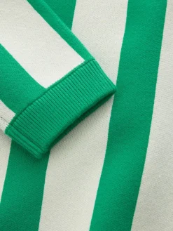 Next Green/Ecru Pretzel Knitted Crew Neck Jumper (3mths-7yrs)^BOY Baby Boys|Baby Boys