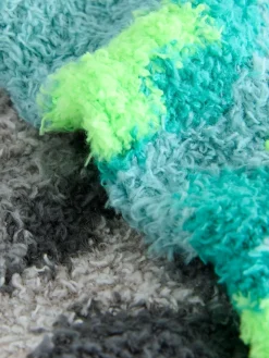 Next Green/Grey Camo Cosy Socks 2 Pack^BOY Socks