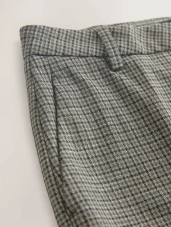 Next Green/Grey Check Slim Trousers^Women Pants|Suits & Tailoring