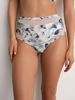 Next Mesh Trim High Waist High Leg Knickers 3 Pack^Women Panties|All Lingerie