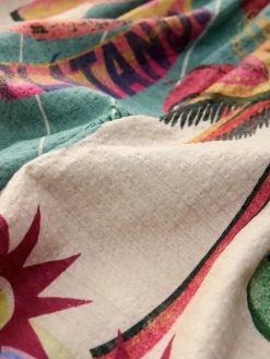 Outlet Next Bandeau Shirred Playsuit Green/Pink