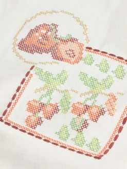 Next Green/Pink Graphic Print Beach T-Shirt