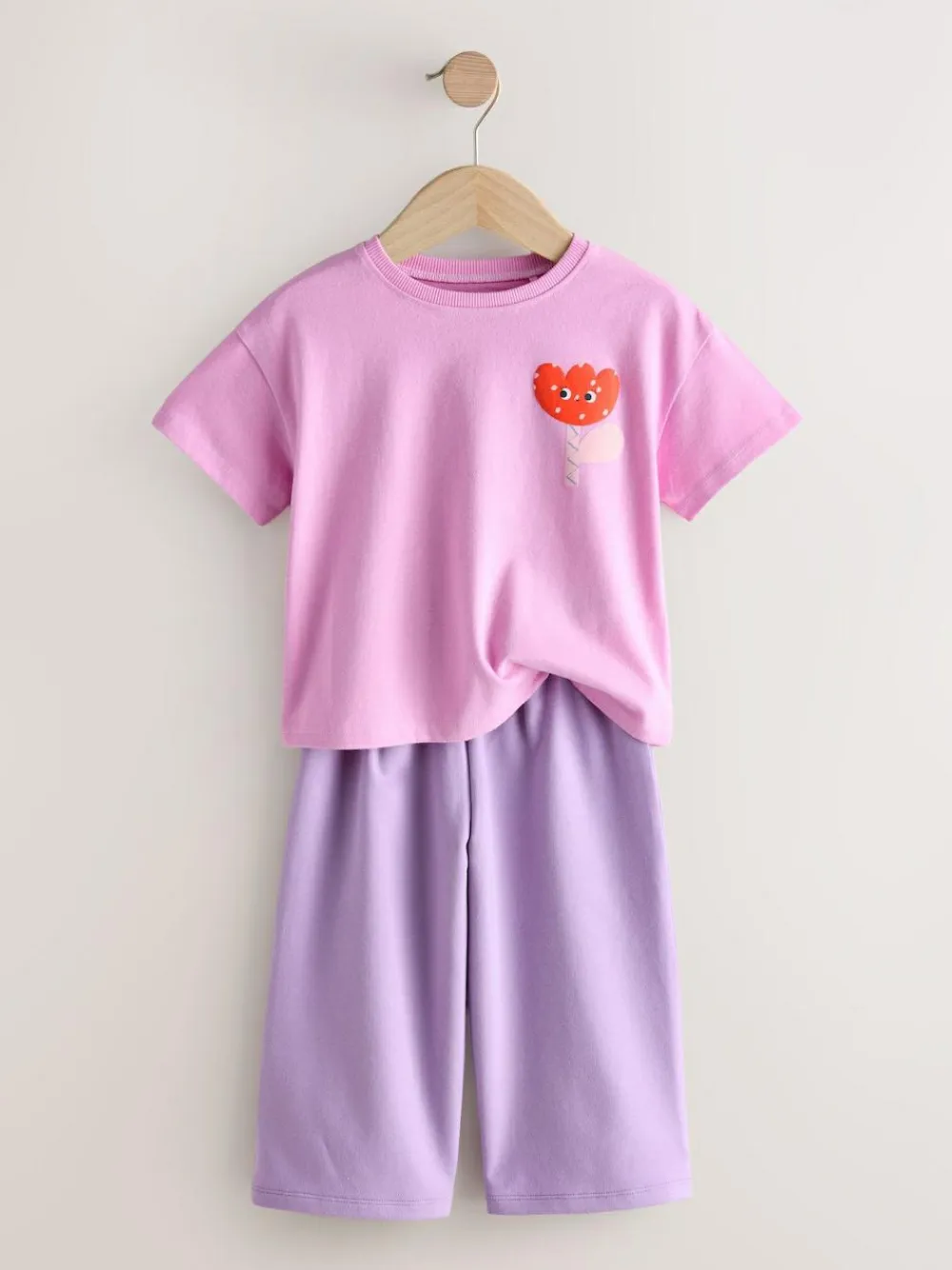 Discount Next Top & Trousers Set 2 Pack (3mths-7yrs) Green/Pink