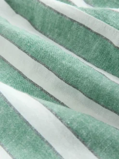 Next Green/White Summer Shorts With Linen^Women Shorts