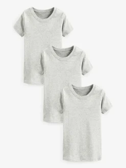 Next 100% Cotton Short Sleeve Vests 3 Pack (1.5-16yrs)^BOY Tops|Tops