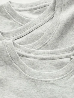 Next 100% Cotton Short Sleeve Vests 3 Pack (1.5-16yrs)^BOY Tops|Tops