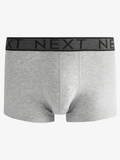 Discount Next Grey 10 pack Cotton Rich Blend Hipsters Boxers