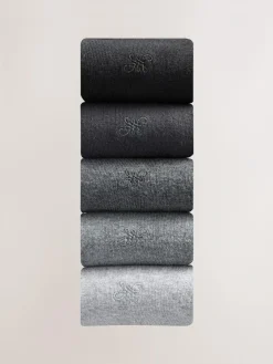 Next 5 Pack Embroidered Lasting Fresh Socks^ Socks|Socks