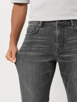 Online Next Grey - ThermoGen Straight Fit Motionflex Jeans