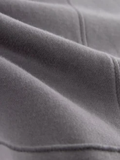 Clearance Next Grey Active Longline Overhead Seam Detail Supersoft Hoodie with Pockets