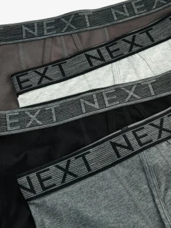 Next Grey A-Front Boxers 10 Pack^ Underwear|Underwear