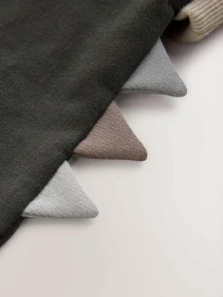 Next Grey and Charcoal Dinosaur Spike Single Sweatshirt and Joggers Set (3mths-7yrs)^BOY Sweatshirts & Hoodies|Sets & Co-Ords