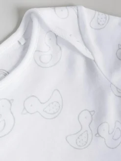 Discount Next Grey Baby Short Sleeved Bodysuits 5 Pack