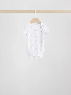 Discount Next Grey Baby Short Sleeved Bodysuits 5 Pack