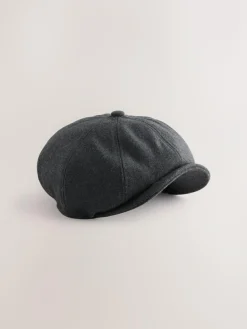New Next Baker Boy Hat Grey