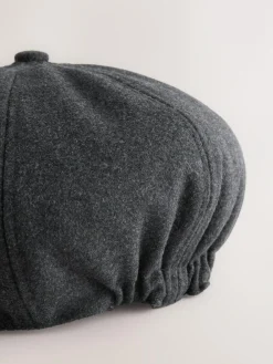 New Next Baker Boy Hat Grey