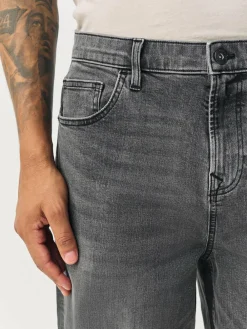 Next Grey Barrel Fit Classic Stretch Jeans