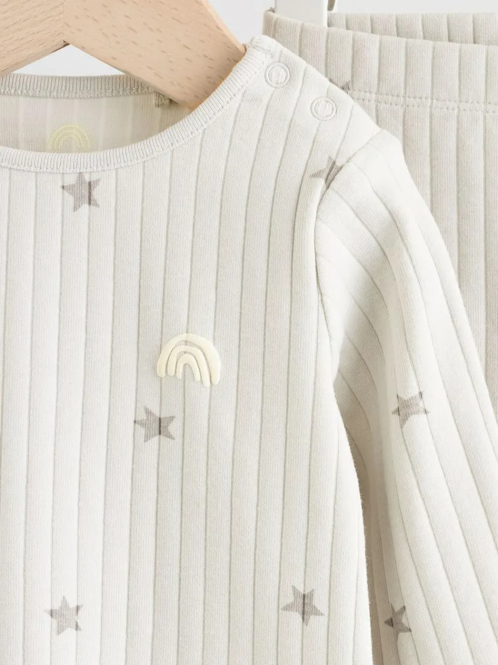 New Next Grey Big Smiles Baby Top and Leggings Set (0mths-2yrs) (0mths-2yrs)