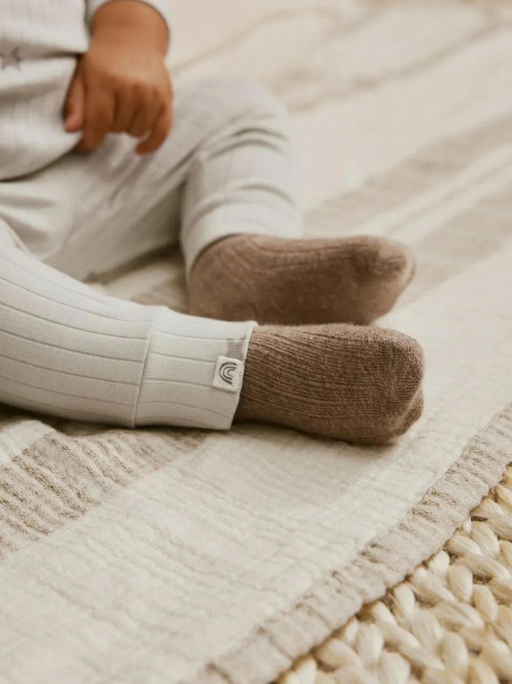 New Next Grey Big Smiles Baby Top and Leggings Set (0mths-2yrs) (0mths-2yrs)