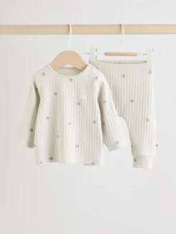 New Next Grey Big Smiles Baby Top and Leggings Set (0mths-2yrs) (0mths-2yrs)