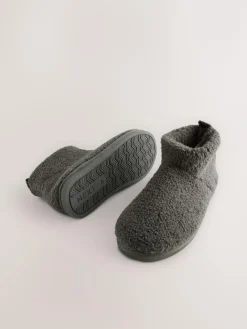 Best Next Borg Boot Slippers Grey