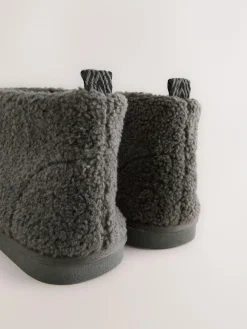 Best Next Borg Boot Slippers Grey