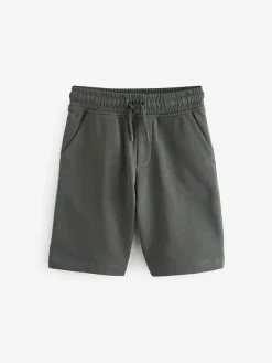 Next Grey Charcoal Regular Fit Basic Shorts (3-16yrs)^BOY Shorts